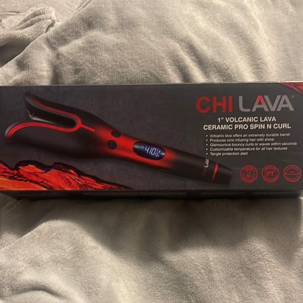 CHI LAVA 1” volcanic ceramic pro spin n curl